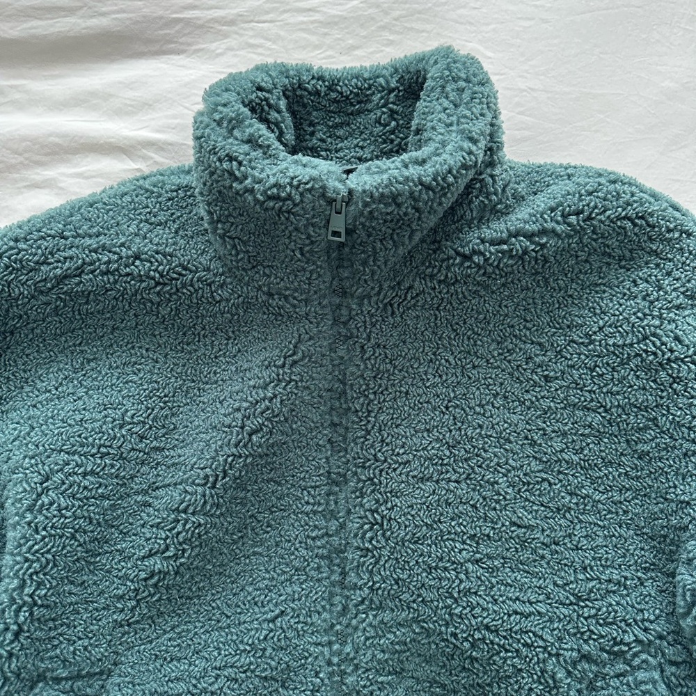 Levi's Dark Green Teddy Jacket - Picture 5 of 7